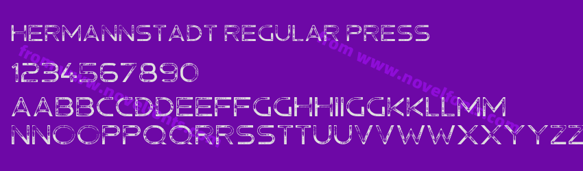 Hermannstadt Regular PressPreview Hermannstadt Regular PressPreview