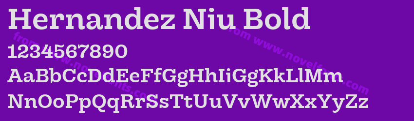 Hernandez Niu BoldPreview Hernandez Niu BoldPreview