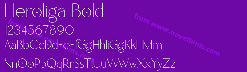 Heroliga BoldPreview Heroliga BoldPreview