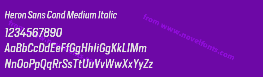 Heron Sans Cond Medium ItalicPreview Heron Sans Cond Medium ItalicPreview