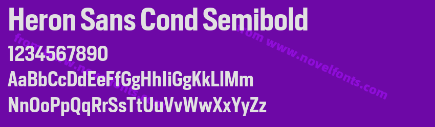 Heron Sans Cond SemiboldPreview Heron Sans Cond SemiboldPreview