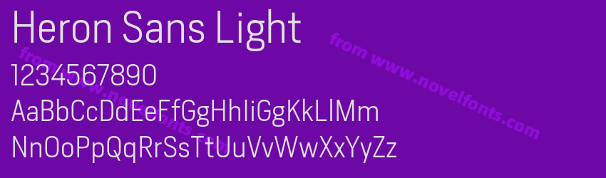 Heron Sans LightPreview Heron Sans LightPreview