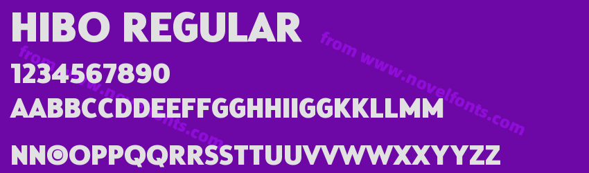 Hibo RegularPreview Hibo RegularPreview