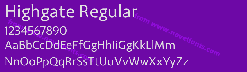Highgate RegularPreview Highgate RegularPreview