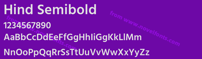 Hind SemiboldPreview Hind SemiboldPreview