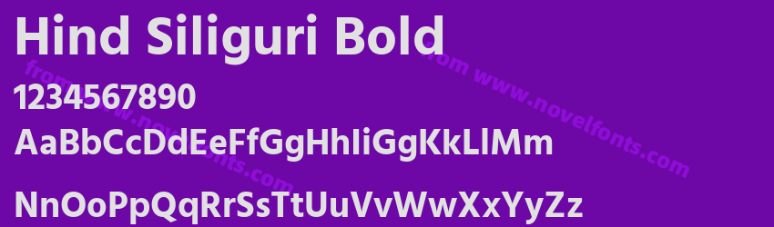 Hind Siliguri BoldPreview Hind Siliguri BoldPreview