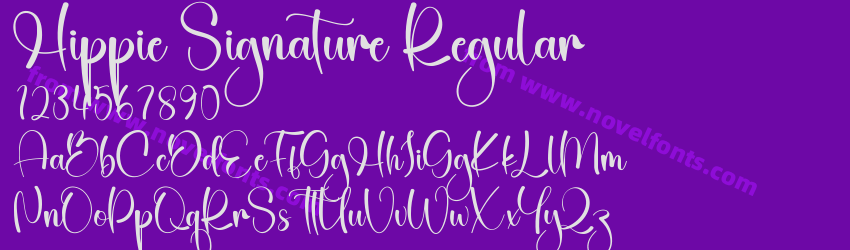 Hippie Signature RegularPreview Hippie Signature RegularPreview