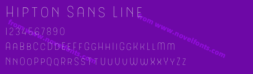 Hipton Sans LinePreview Hipton Sans LinePreview