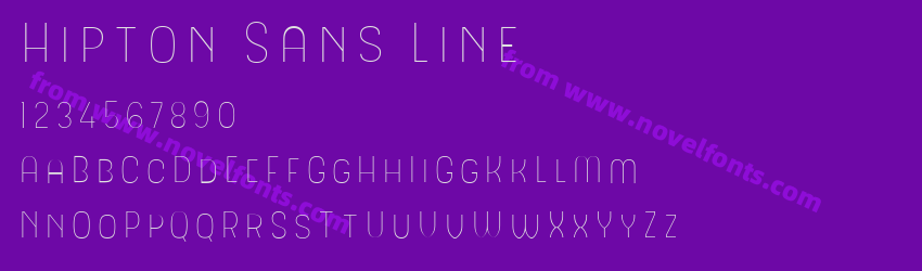 Hipton Sans LinePreview Hipton Sans LinePreview