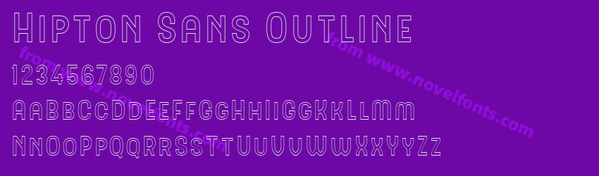 Hipton Sans OutlinePreview Hipton Sans OutlinePreview