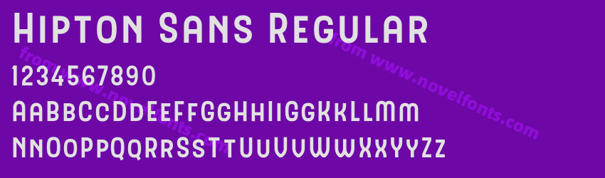 Hipton Sans RegularPreview Hipton Sans RegularPreview