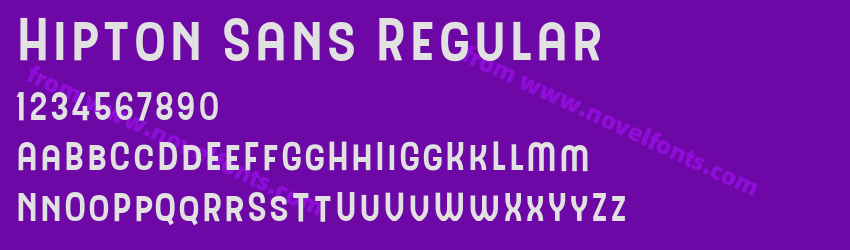 Hipton Sans RegularPreview Hipton Sans RegularPreview