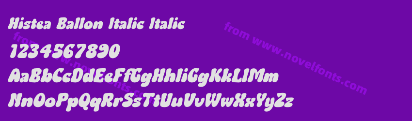 Histea Ballon Italic ItalicPreview Histea Ballon Italic ItalicPreview