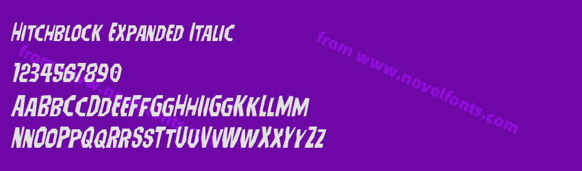 Hitchblock Expanded ItalicPreview Hitchblock Expanded ItalicPreview
