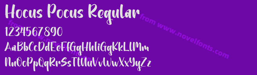 Hocus Pocus RegularPreview Hocus Pocus RegularPreview