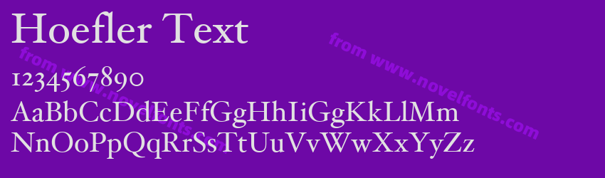 Hoefler TextPreview Hoefler TextPreview