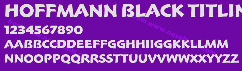 Hoffmann Black TitlingPreview Hoffmann Black TitlingPreview