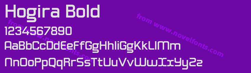 Hogira BoldPreview Hogira BoldPreview