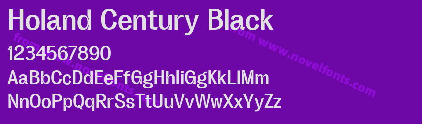 Holand Century BlackPreview Holand Century BlackPreview