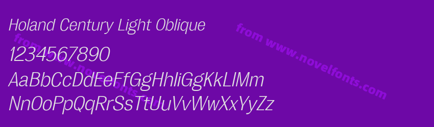 Holand Century Light ObliquePreview Holand Century Light ObliquePreview