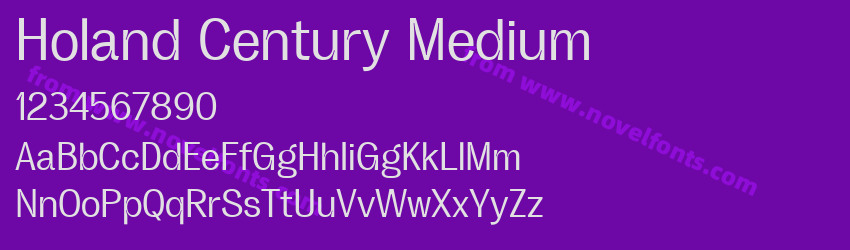 Holand Century MediumPreview Holand Century MediumPreview