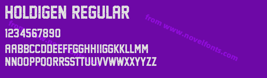 Holdigen RegularPreview Holdigen RegularPreview