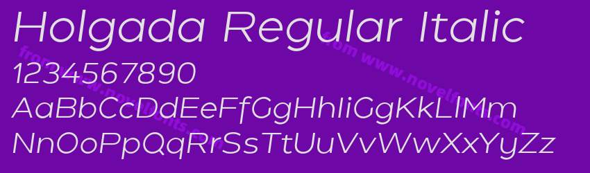 Holgada Regular ItalicPreview Holgada Regular ItalicPreview