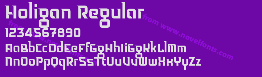 Holigan RegularPreview Holigan RegularPreview