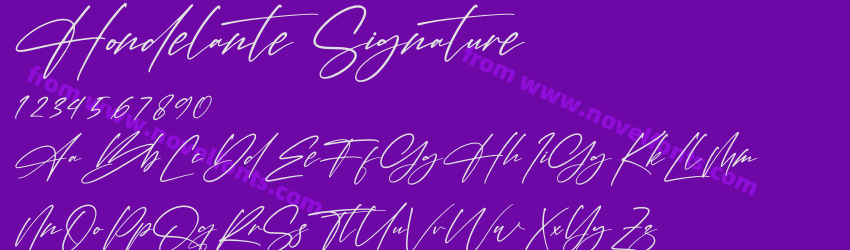 Hondelante SignaturePreview Hondelante SignaturePreview