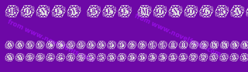 Honey Bee MonogramPreview Honey Bee MonogramPreview