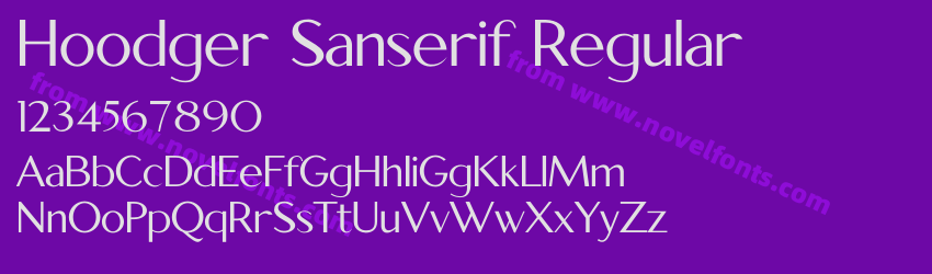 Hoodger Sanserif RegularPreview Hoodger Sanserif RegularPreview