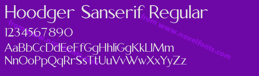 Hoodger Sanserif RegularPreview Hoodger Sanserif RegularPreview