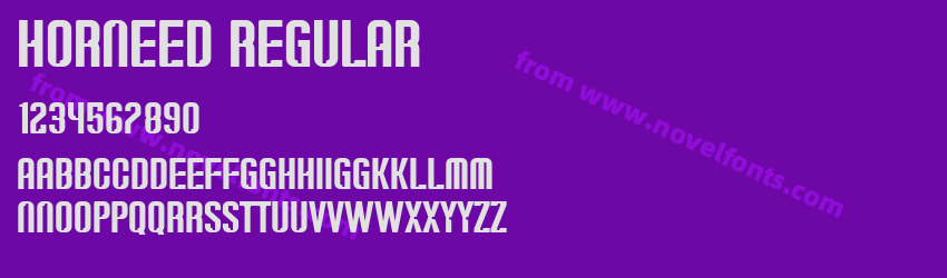 Horneed RegularPreview Horneed RegularPreview