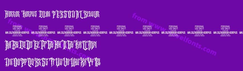 Horror Korpus Clean PERSONAL RegularPreview Horror Korpus Clean PERSONAL RegularPreview