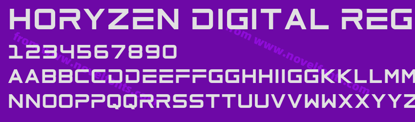 Horyzen Digital RegularPreview Horyzen Digital RegularPreview