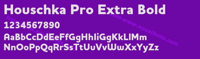 Houschka Pro Extra BoldPreview Houschka Pro Extra BoldPreview