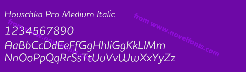 Houschka Pro Medium ItalicPreview Houschka Pro Medium ItalicPreview