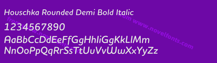 Houschka Rounded Demi Bold ItalicPreview Houschka Rounded Demi Bold ItalicPreview