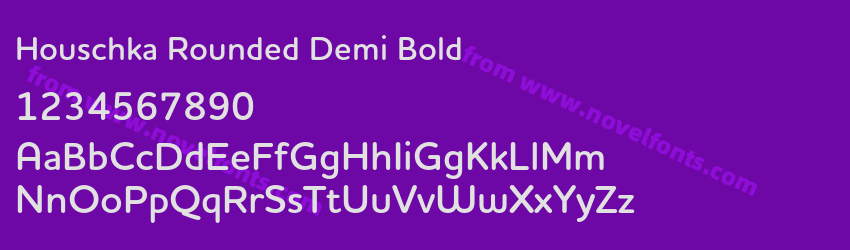 Houschka Rounded Demi BoldPreview Houschka Rounded Demi BoldPreview