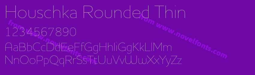 Houschka Rounded ThinPreview Houschka Rounded ThinPreview