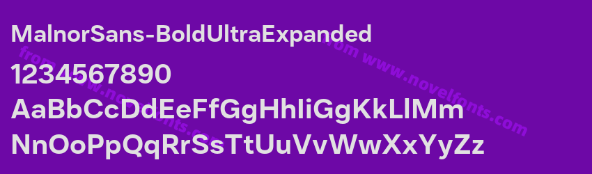 MalnorSans-BoldUltraExpandedPreview