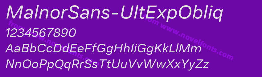 MalnorSans-UltExpObliqPreview