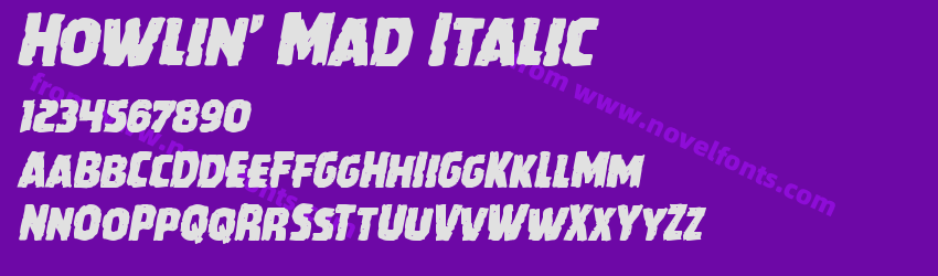 Howlin' Mad ItalicPreview Howlin' Mad ItalicPreview