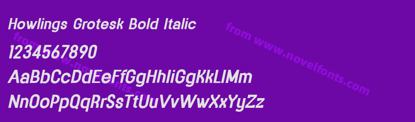 Howlings Grotesk Bold ItalicPreview Howlings Grotesk Bold ItalicPreview