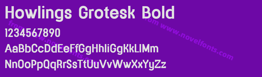 Howlings Grotesk BoldPreview Howlings Grotesk BoldPreview