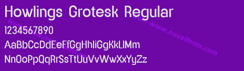 Howlings Grotesk RegularPreview Howlings Grotesk RegularPreview