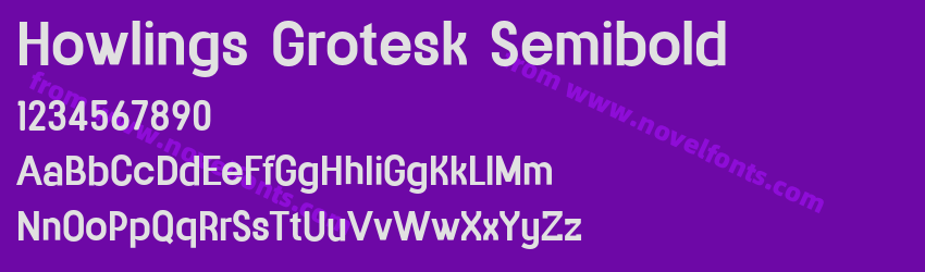 Howlings Grotesk SemiboldPreview Howlings Grotesk SemiboldPreview