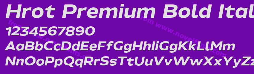 Hrot Premium Bold ItalicPreview Hrot Premium Bold ItalicPreview