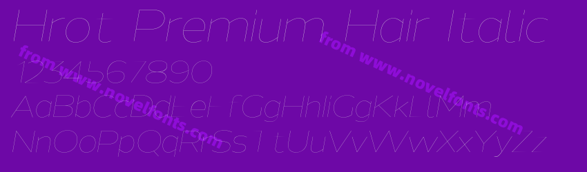 Hrot Premium Hair ItalicPreview Hrot Premium Hair ItalicPreview