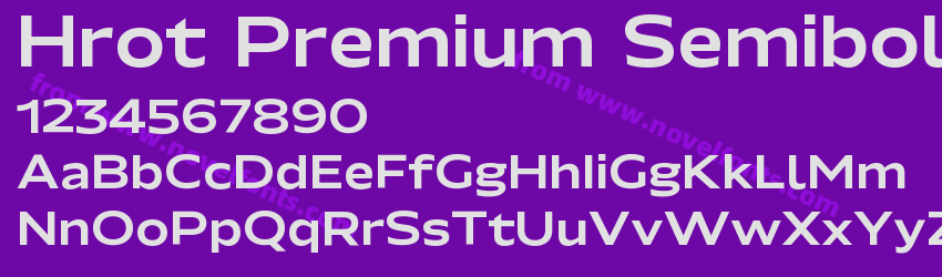 Hrot Premium SemiboldPreview Hrot Premium SemiboldPreview